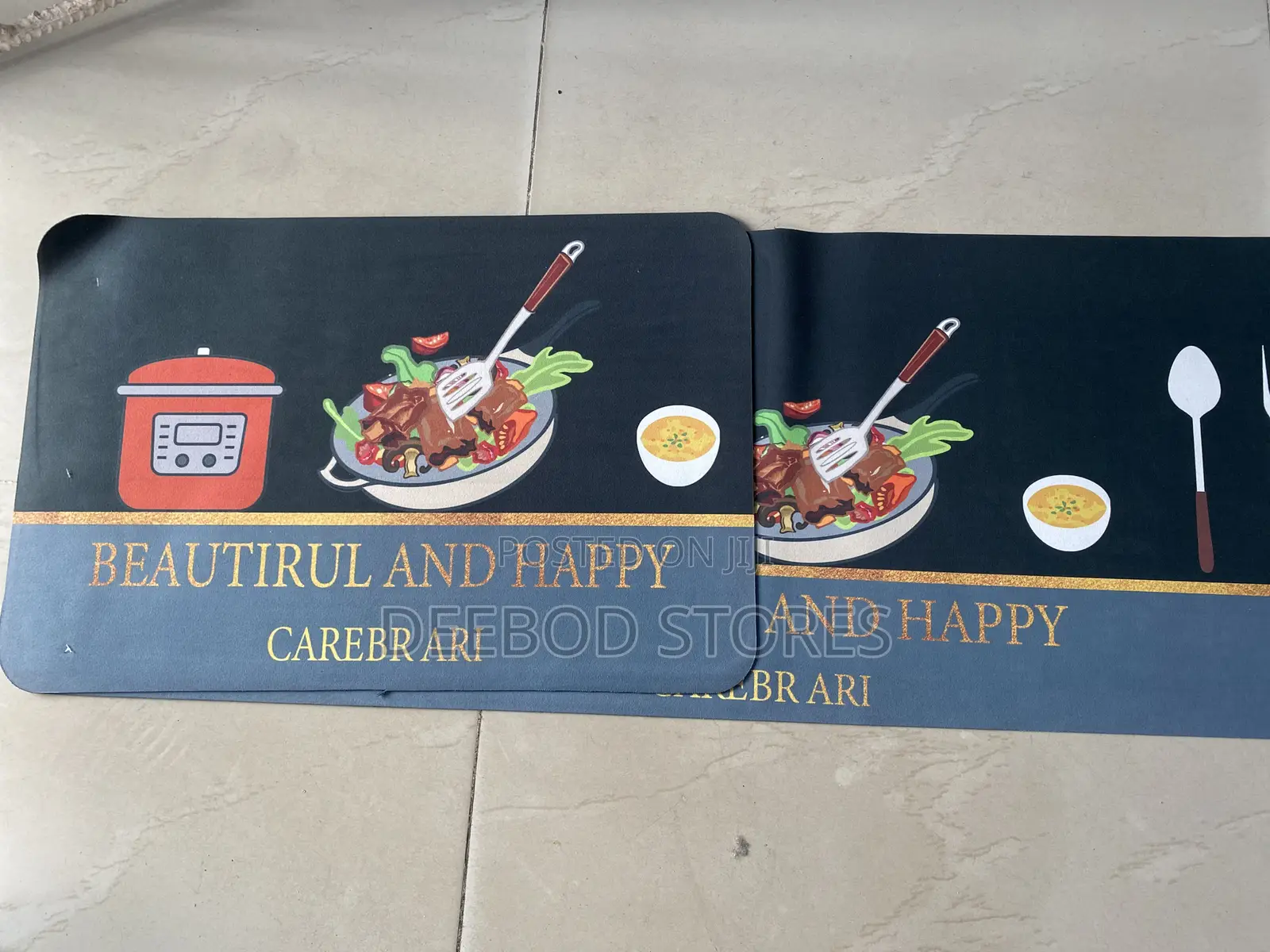 Jeffel Kitchen Mat Sets