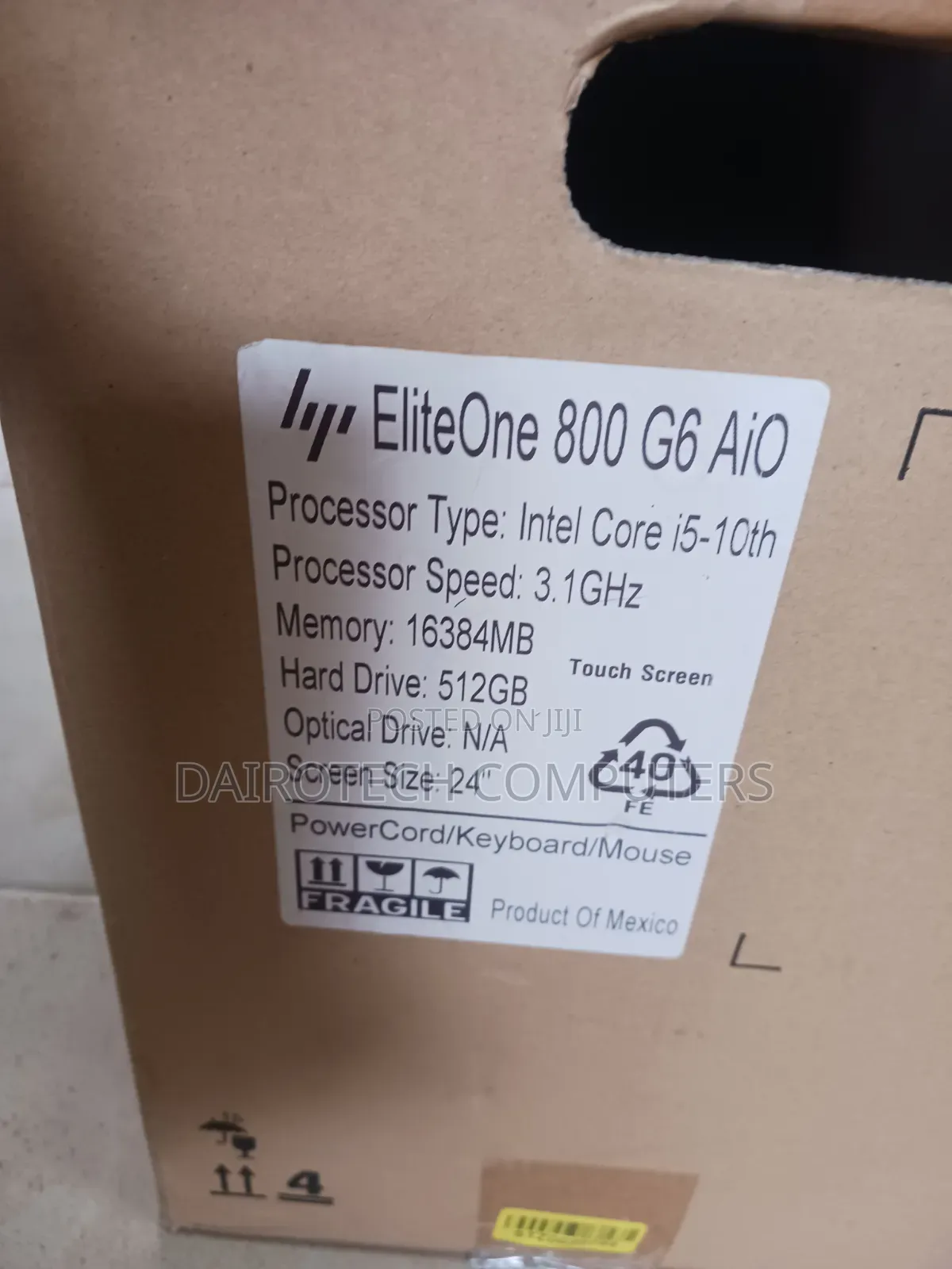 New Desktop Computer HP EliteOne 800 G6 16GB Intel Core i5 SSD 512GB