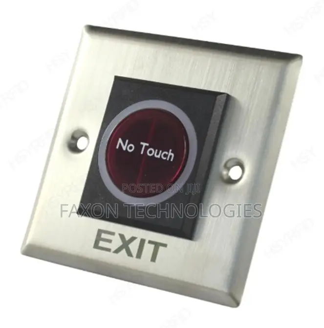 Access Control Exit Button - Infrared No Touch / Non Touch