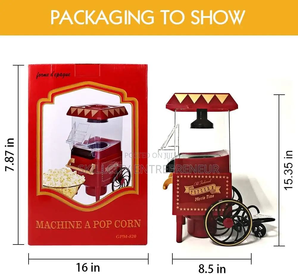 Popcorn Machine Mini Portable Household
