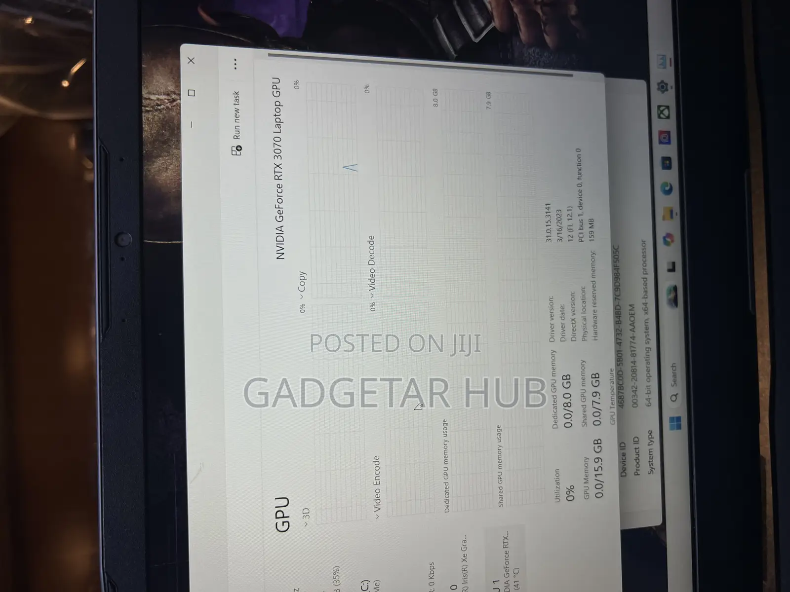 Laptop MSI Pulse GL66 16GB Intel Core i7 SSD 512GB