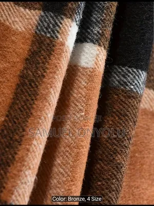 Autumn Winter Men's Fashion Flannel Shirt With Lapel and Button