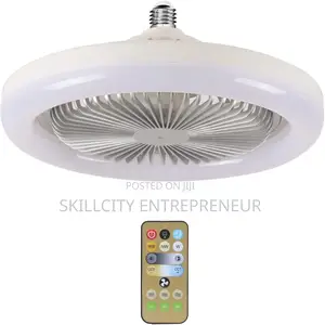 Smart Remote Control Led Fan Light E27