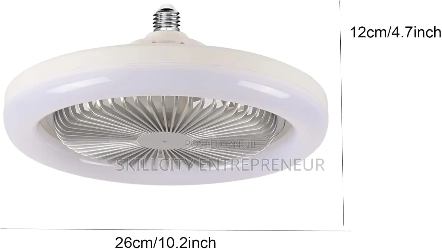 Smart Remote Control Led Fan Light E27
