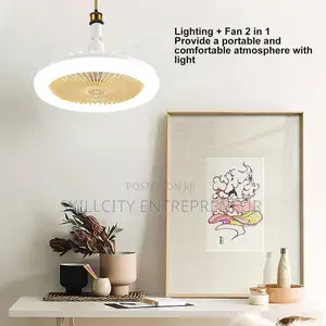 Smart Remote Control Led Fan Light E27