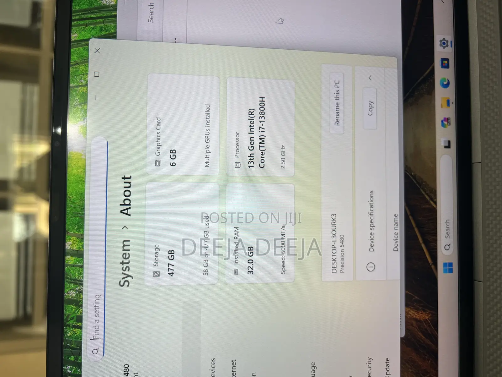 Laptop Dell Precision 5480 32GB Intel Core i7 SSD 512GB