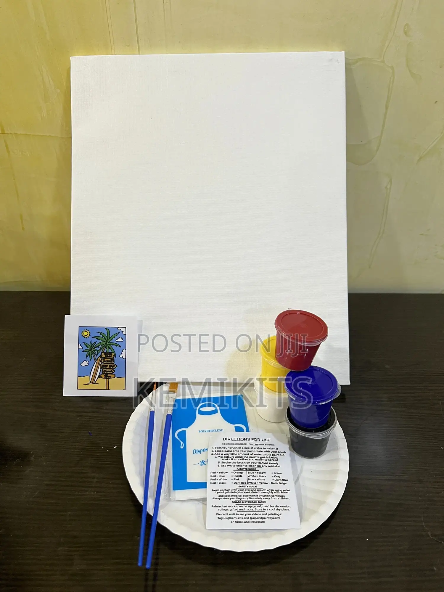 Classic Kit (Plain Canvas Paint Kit)