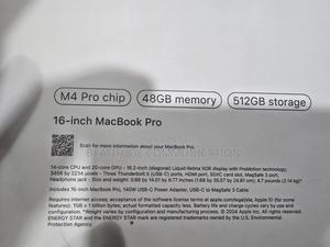 New Apple MacBook Pro 2024 M4 Pro 16-inch 48GB Apple M4 Pro SSD 512GB