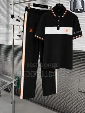 Hermès-Inspired Luxury 2-Piece Set