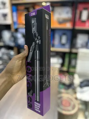 C08 Long Selfie Stick Tripod With Bluetooth Remote