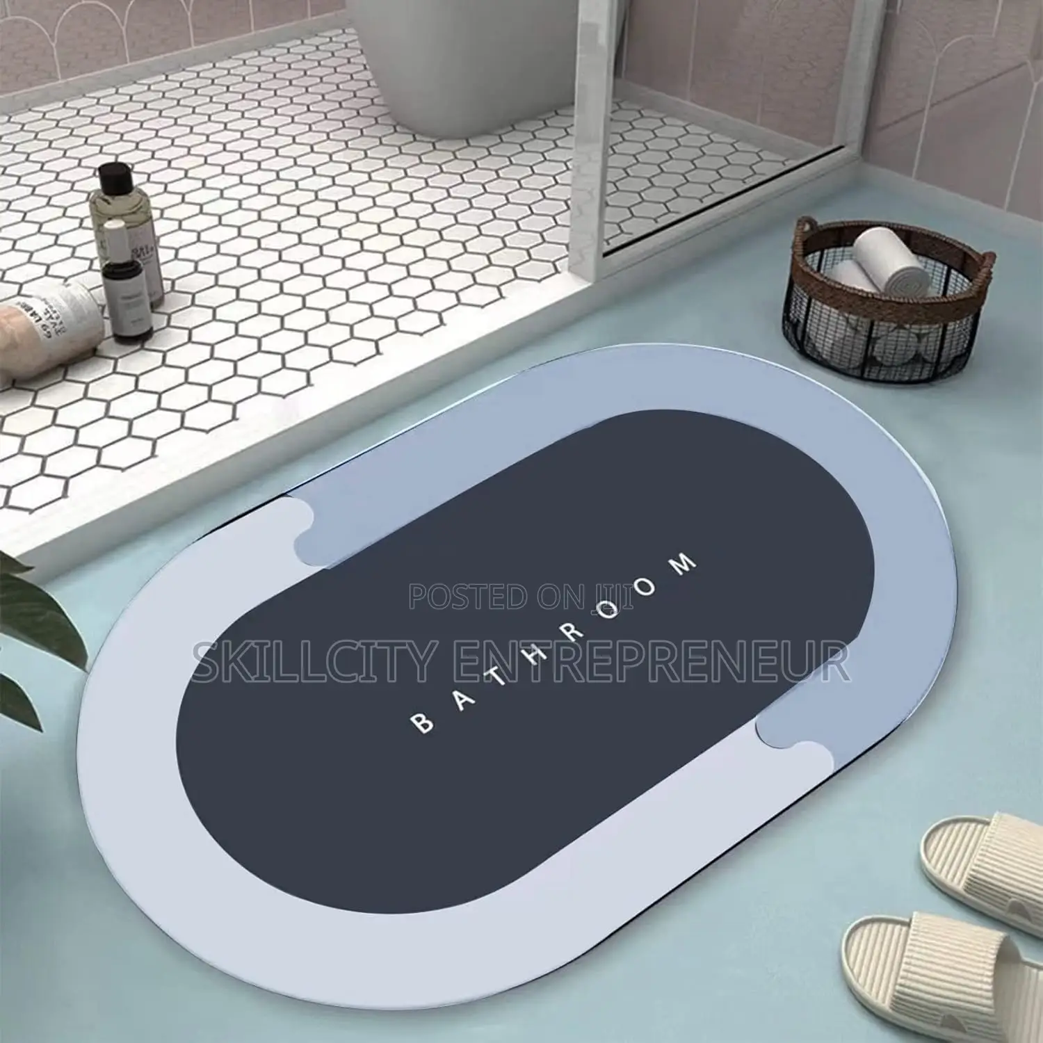 Quick Dry Super Absorbent Bathroom Rugs