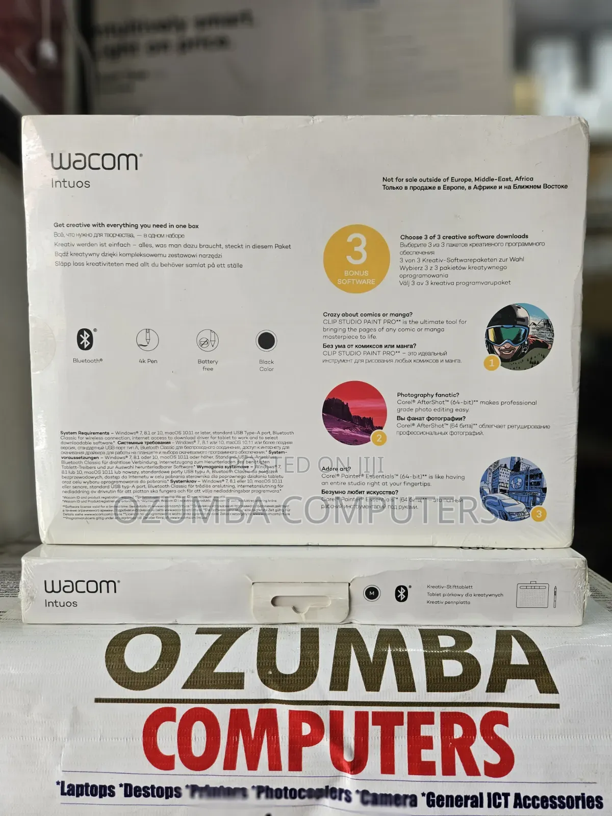 Wacom Intuos Bluetooth Graphics Tablet Medium