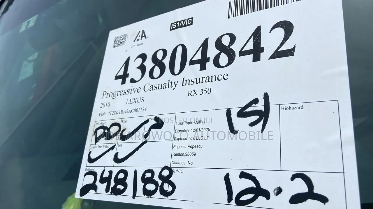 Lexus RX 2010 Gray