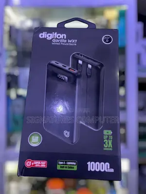 Digifon Gorilla Wx1 Wired Power Bank