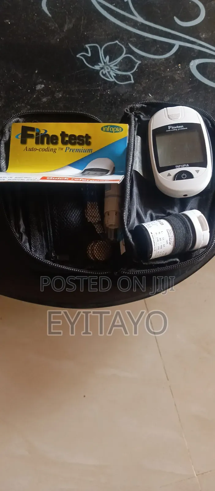 Fine Text Blood Sugar Machine