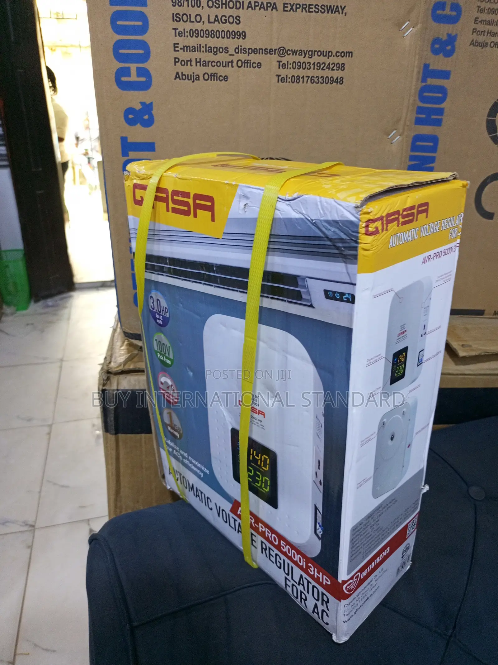 Qasa Wall Mounted Stabilizer – Safe Voltage Output