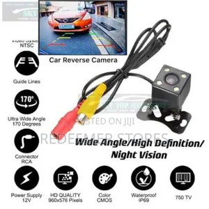 Hd Car Reverse Rear View Backup Camera Led Night Vision Parking Camera