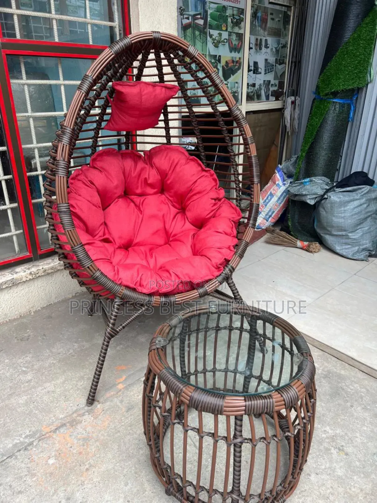 Swing With Footh Rest/ Side Stool