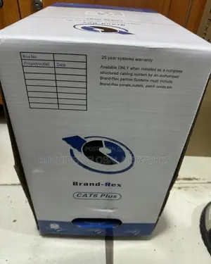 Brandrex 305m Pure Copper Cat6a Network Cable.