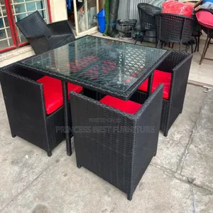 Glass Table Top Outdoor Chairs