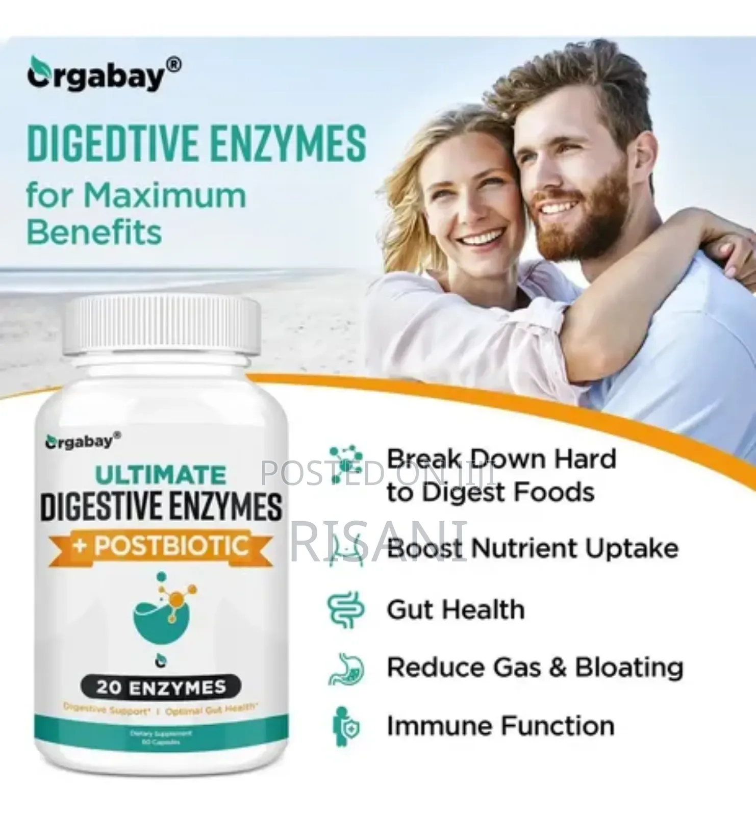 Ultimate Digestive Enzymes+Probiotics 20 Enzymes