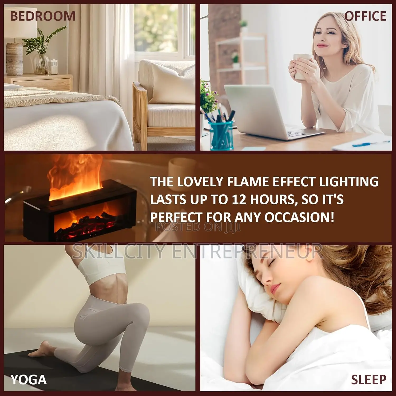 The Flame Fireplace Diffuser