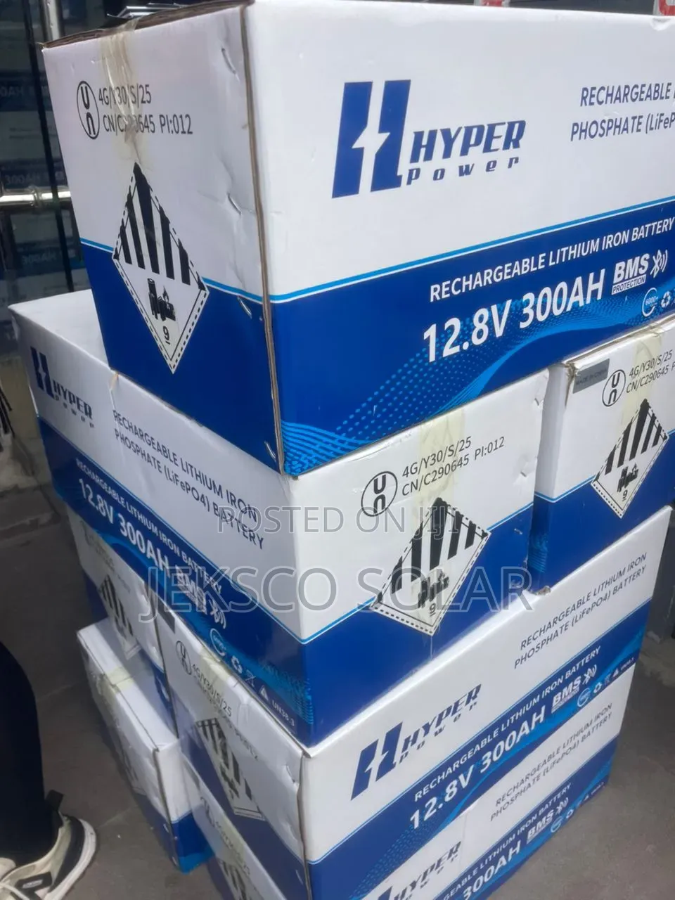 300ah, 12v, 3kw Hyper Power Lithium Battery