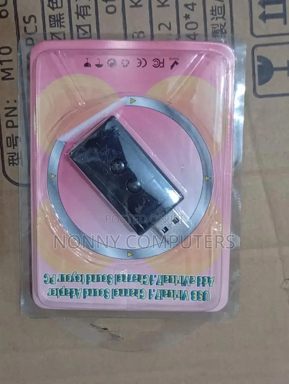 Usb Virtual 7.1 Channel Sound Adapter With Audio Controls