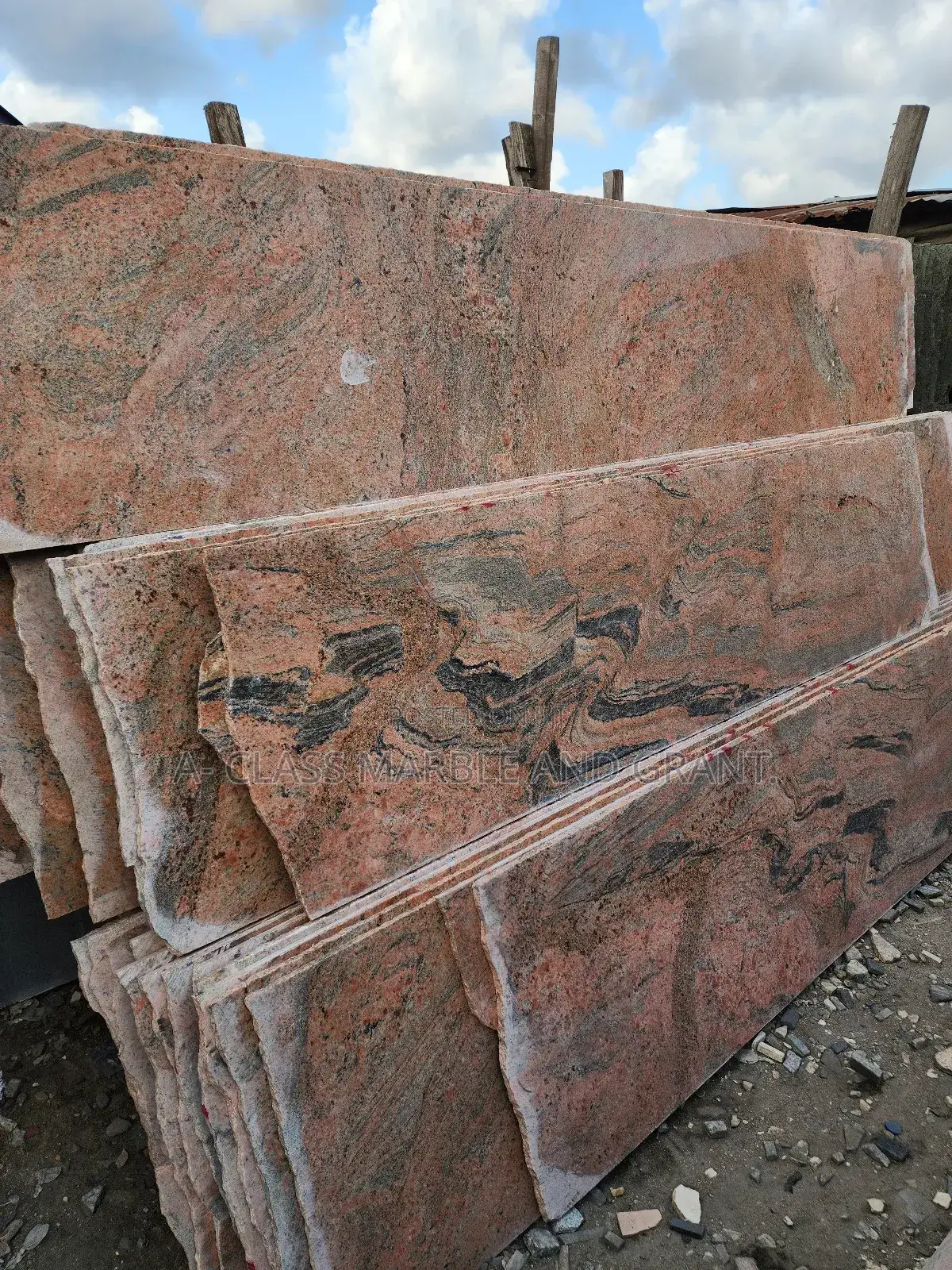 Red Juprano Granite Marble Slab 2cm Thickness