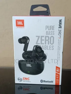 JBL Pure Bass Wireless Earbuds Wave 390