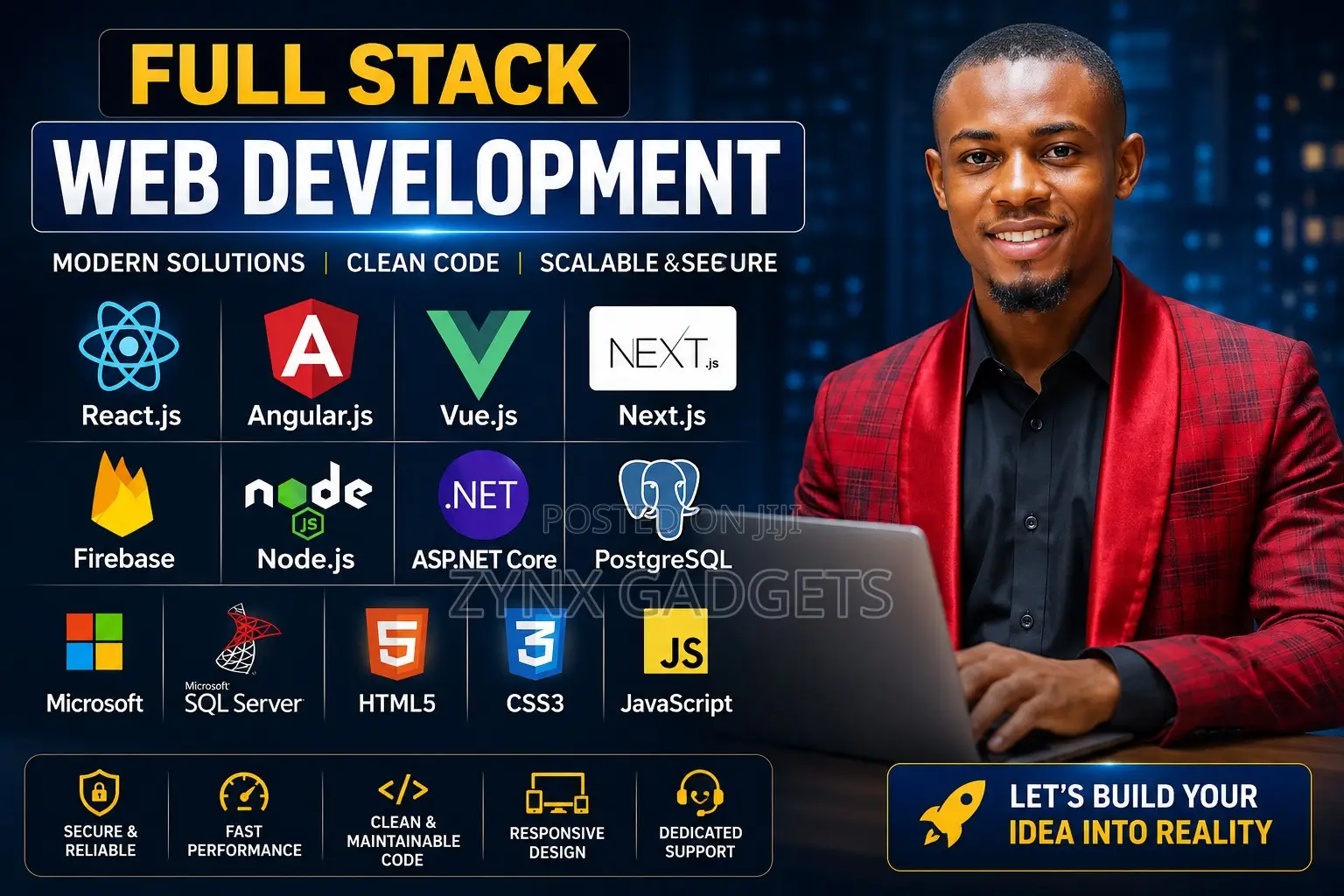 Full Stack Web Developer | React, Node.Js, Next.Js Asp.Net