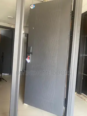 Middle Line Design Steel Door