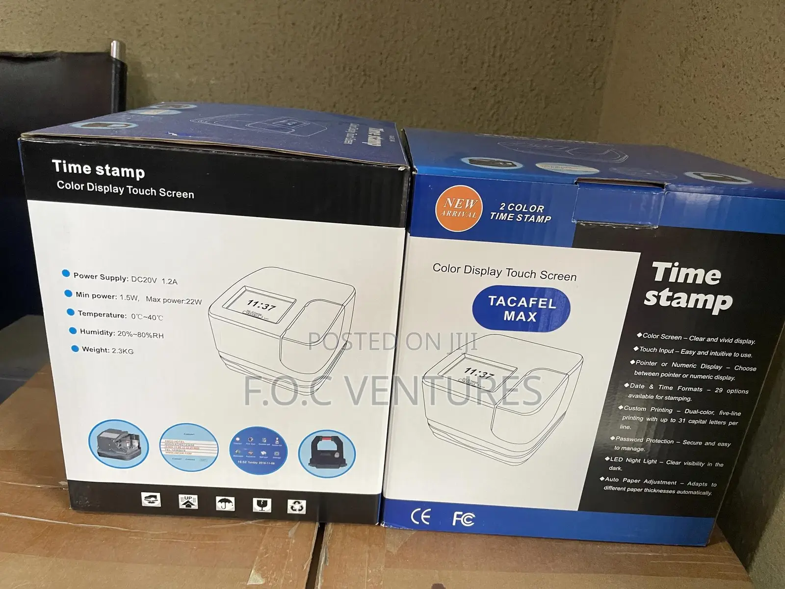Digital Time Stamp Machine/Time And Date Recorder