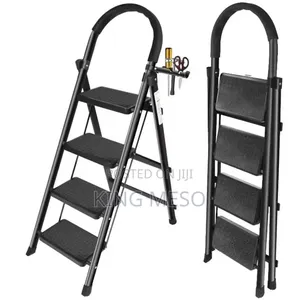 4 Step Ladder With Tool Tray Comes With Extra Shoe Pads