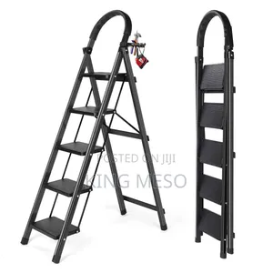 5 Step Ladder With Tool Tray Comes With Extra Shoe Pads