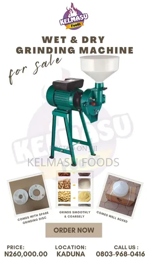 Wet and Dry Grinding Machine