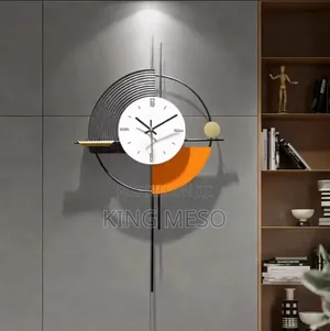 Solid Stripes Luxury Clock . A Quality Metal and Catchy Wall Clock