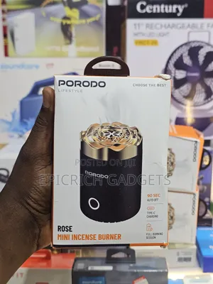 Porodo Rose Mini Electric Rechargeable Incense Burner
