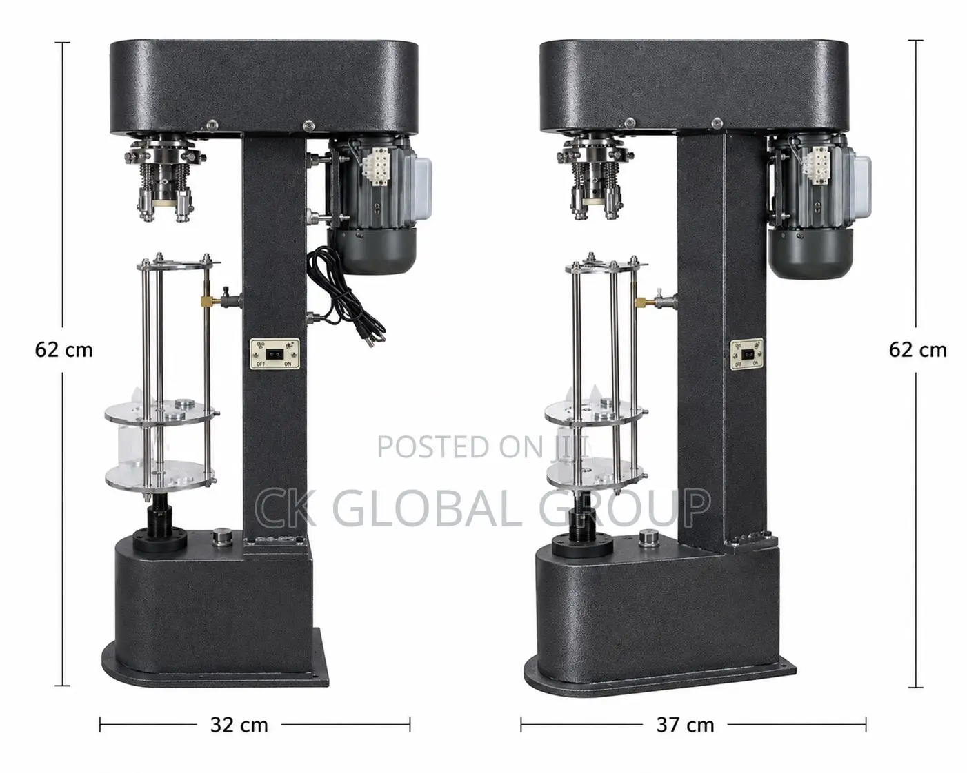 Semi-Automatic Standing Bottle Capping Machine