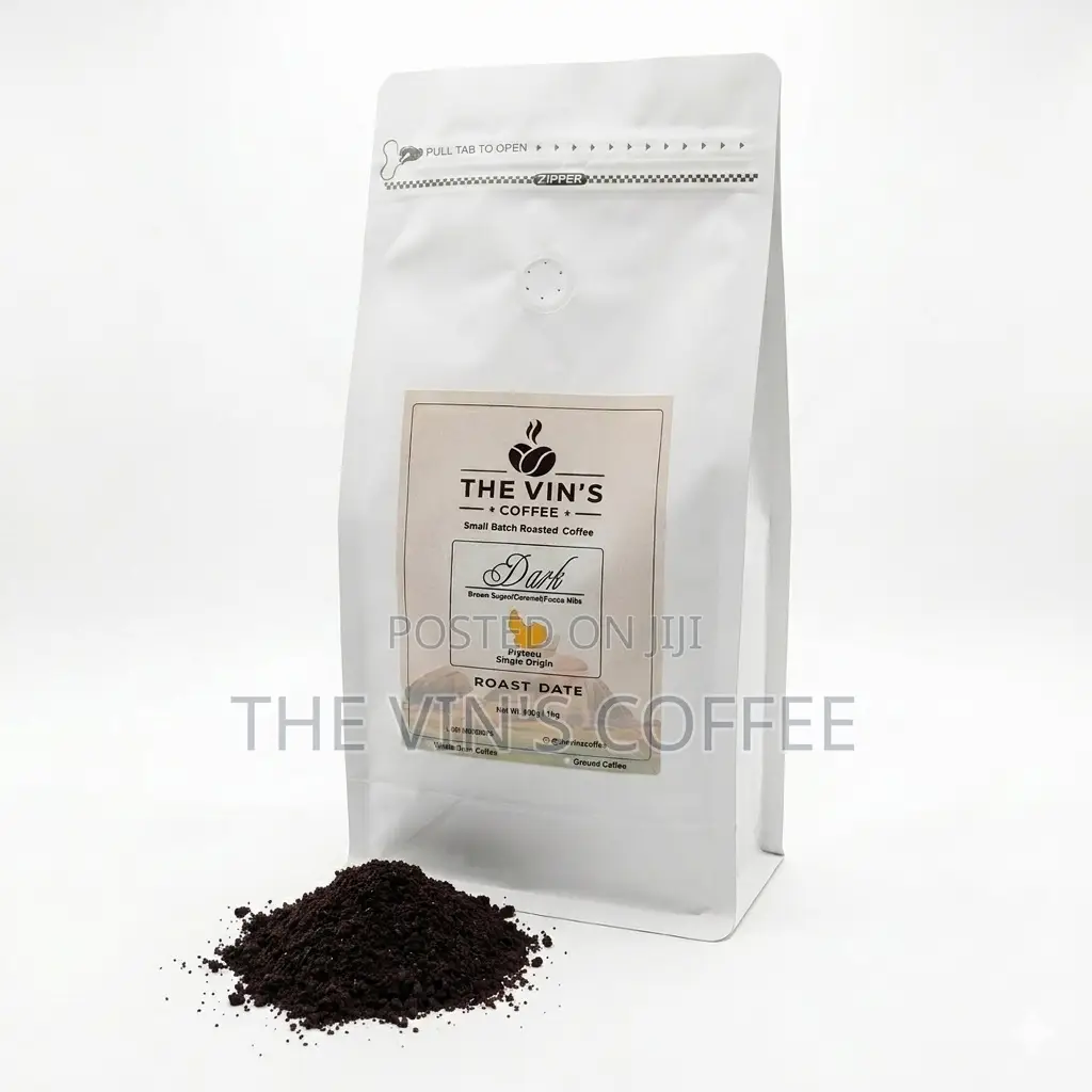 The Vin's Coffee Dark Roasted Coffee Bean/Ground