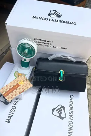Ladies Bag Fully Boxed With Fan