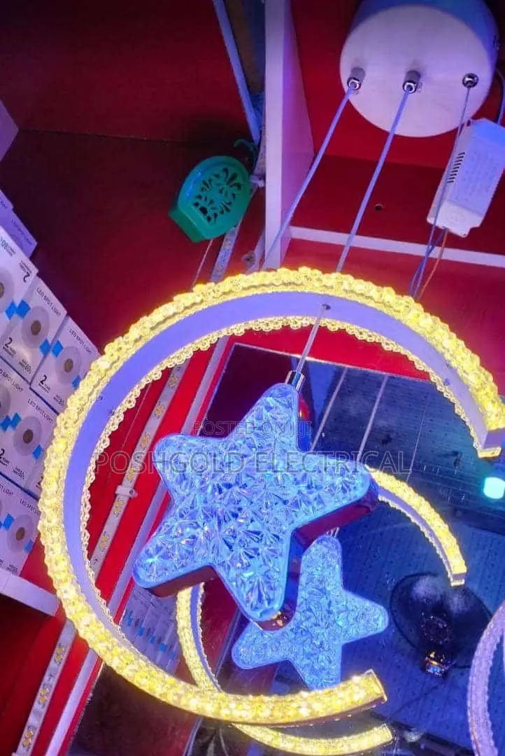 Star Crescent Led Pendant Light