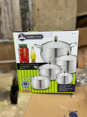 Masterchef 10pcs Aluminium Pot Set | Strong Durable Cookware