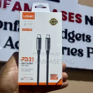 Ldnio Lc921c 240w Type C to C Fast Charging Phone and Laptop Cable