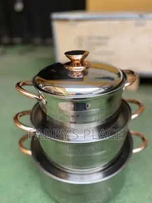 Queen Max 6pcs Stainless Steel Pot Set | Strong & Durable