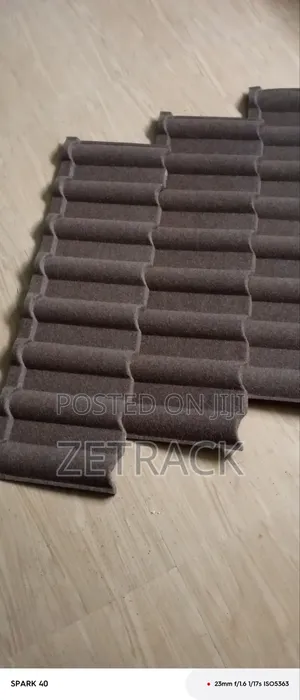Layered Brown  Stone Coated Roofing Sheets
