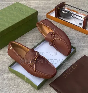 Italian Leather Men Divers Loafers Shoe