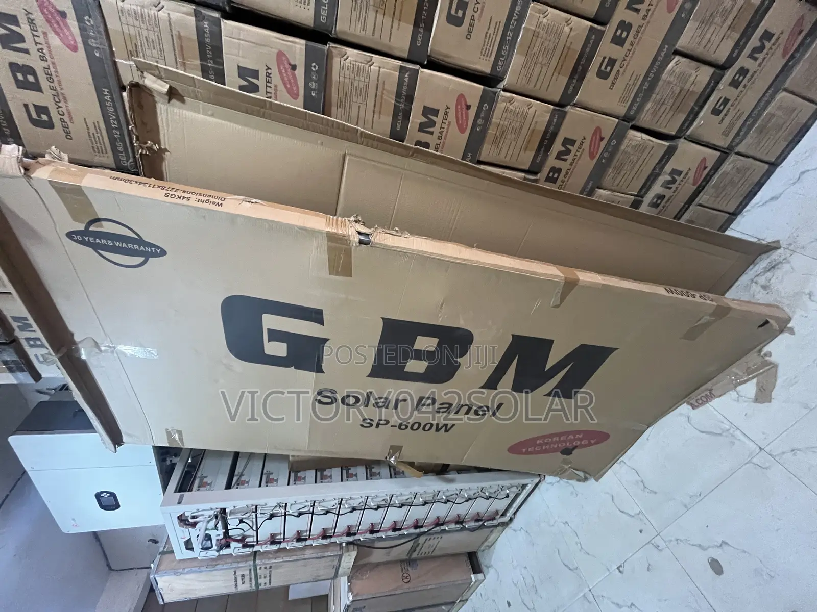 GBM Solar Panel 600w Half Cut Mono Available