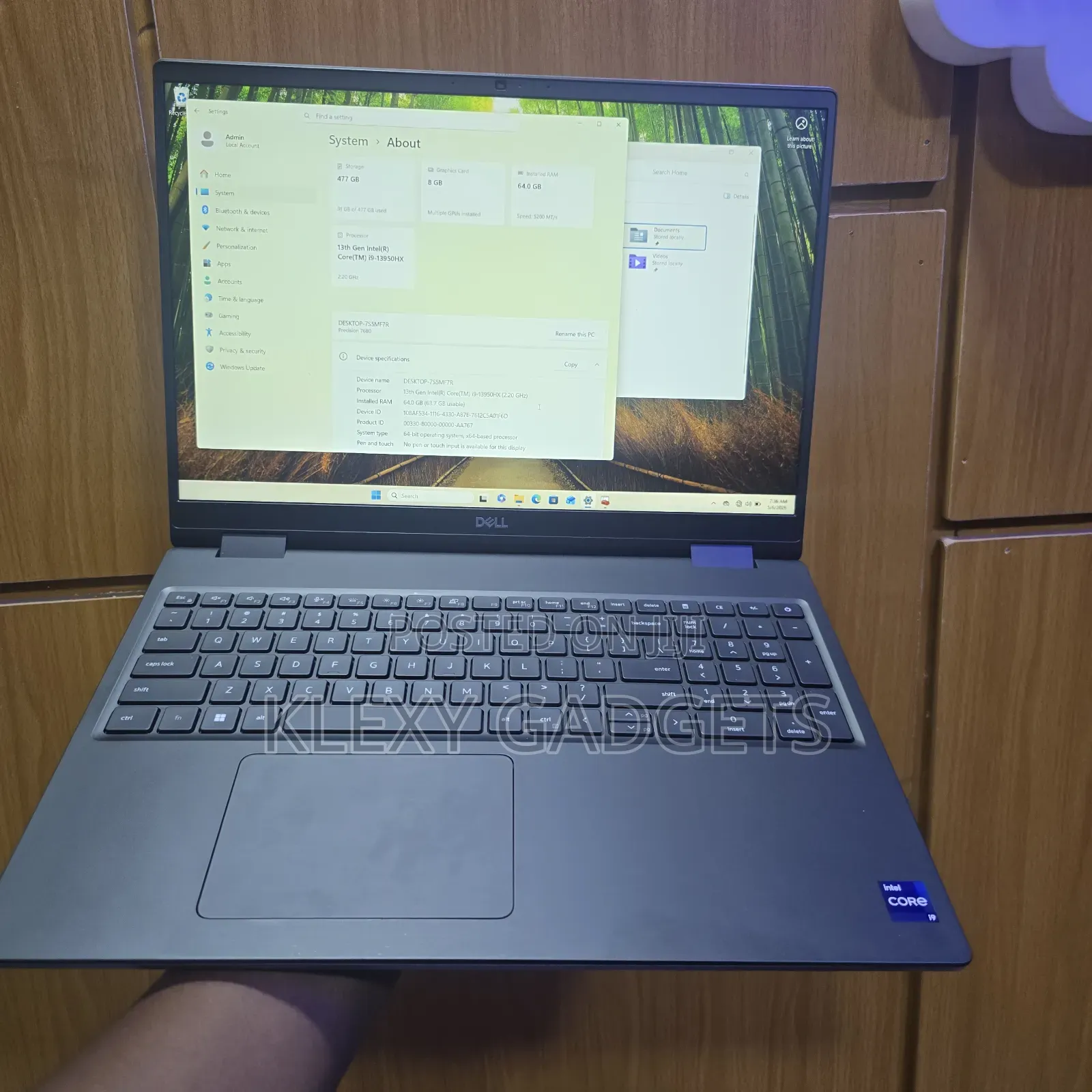New Laptop Dell Precision 7680 64GB Intel Core i9 SSD 512GB