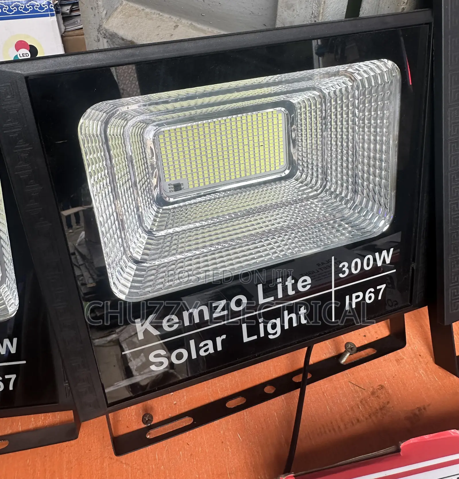 300w Solar Flood Light With Ip67 Rating And Remote Control